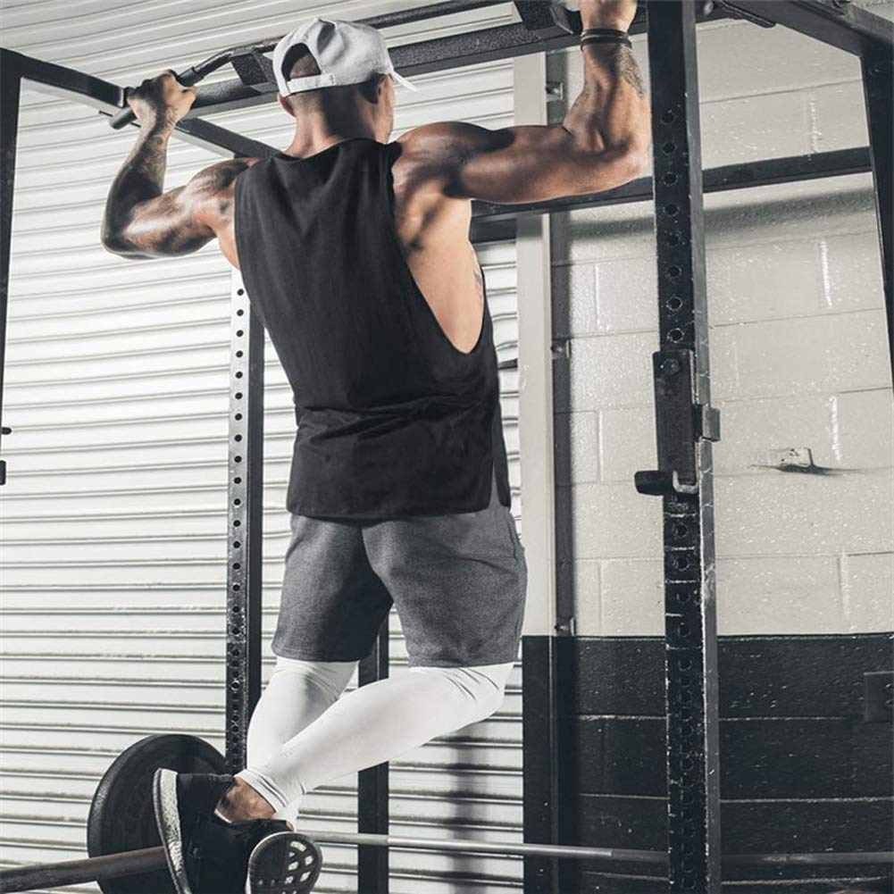 COOFANDY Men Workout Tank Top 2 Pack Gym Bodybuilding Sleeveless T Shirts