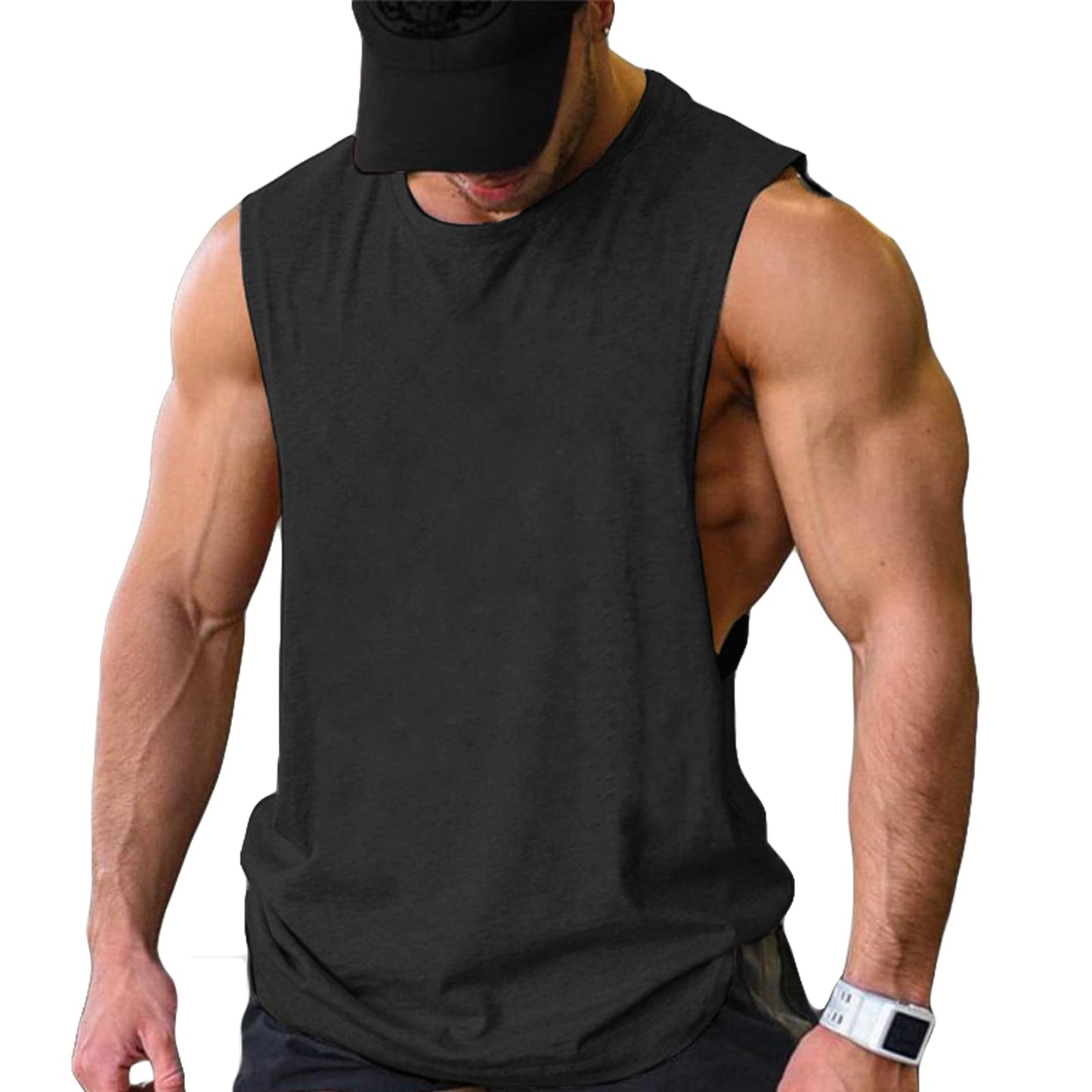 COOFANDY Men Workout Tank Top 2 Pack Gym Bodybuilding Sleeveless T Shirts