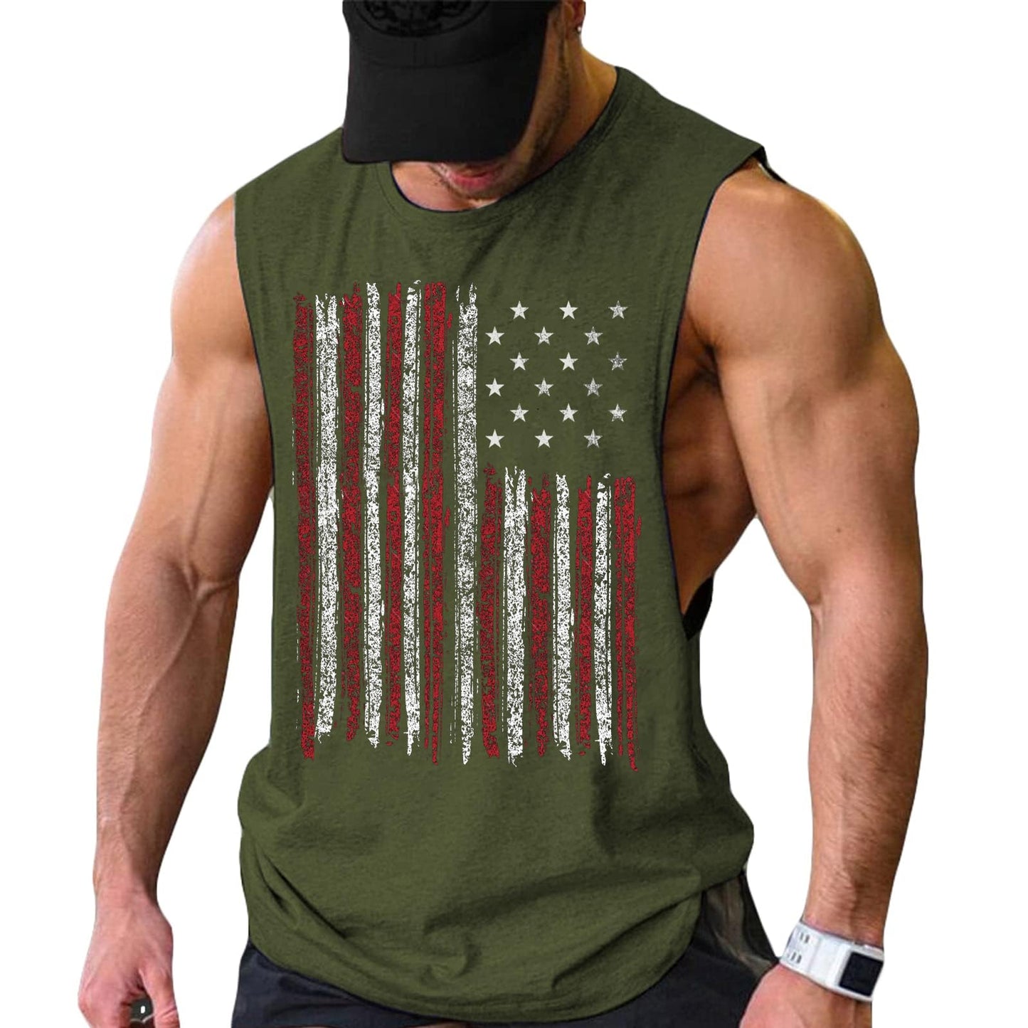 COOFANDY Men Workout Tank Top 2 Pack Gym Bodybuilding Sleeveless T Shirts
