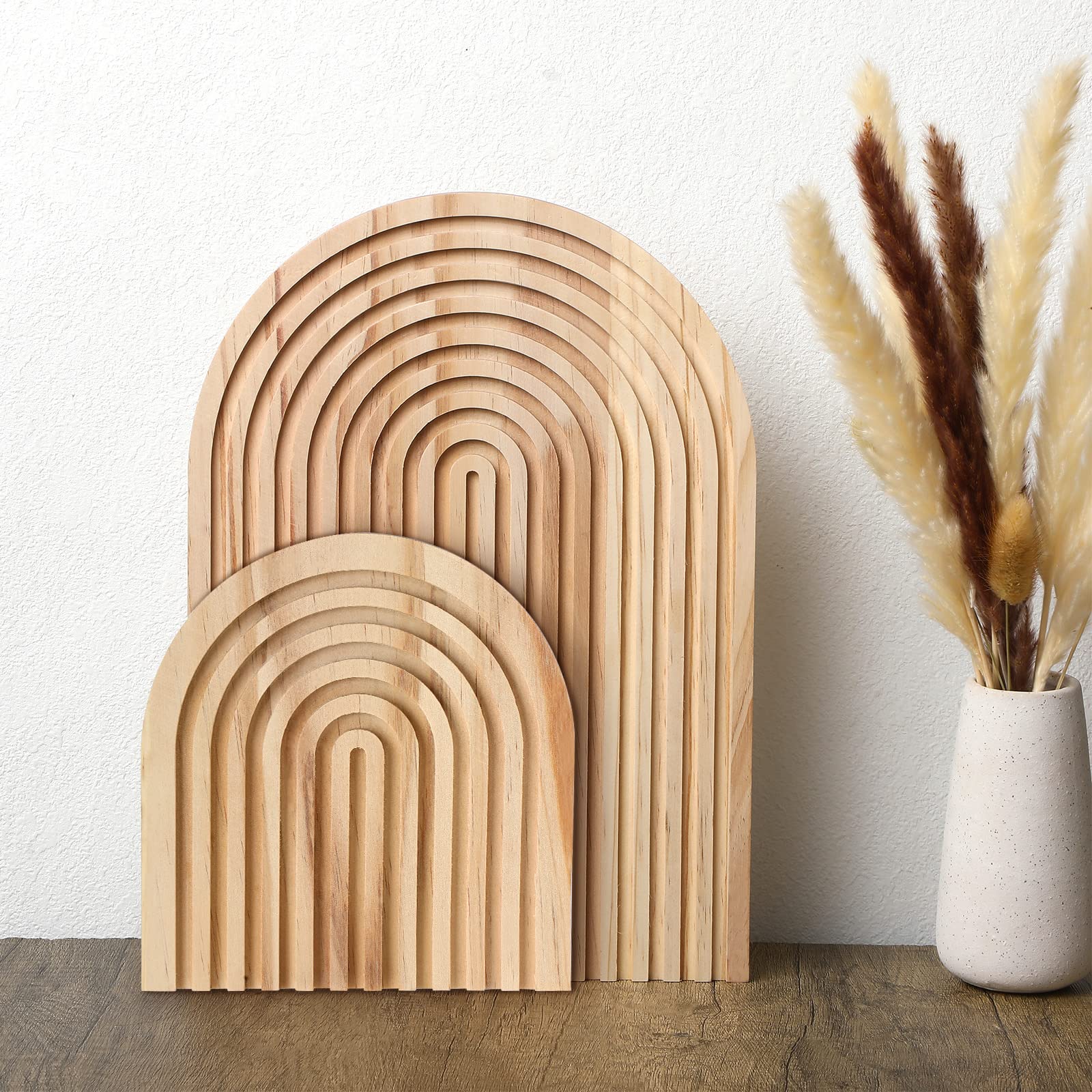 Chunful 2 Pcs Cutting Board Boho Kitchen Decor, Brown, Pine